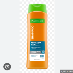 ANTI CASPA SHAMPOO 2 EN 1 SIN SAL 400ML PALCENTA LIFE