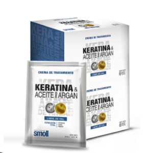 KERATINA ACEITE DE ARGAN REPARADOR CAJA X6 SACHETS SMOLL