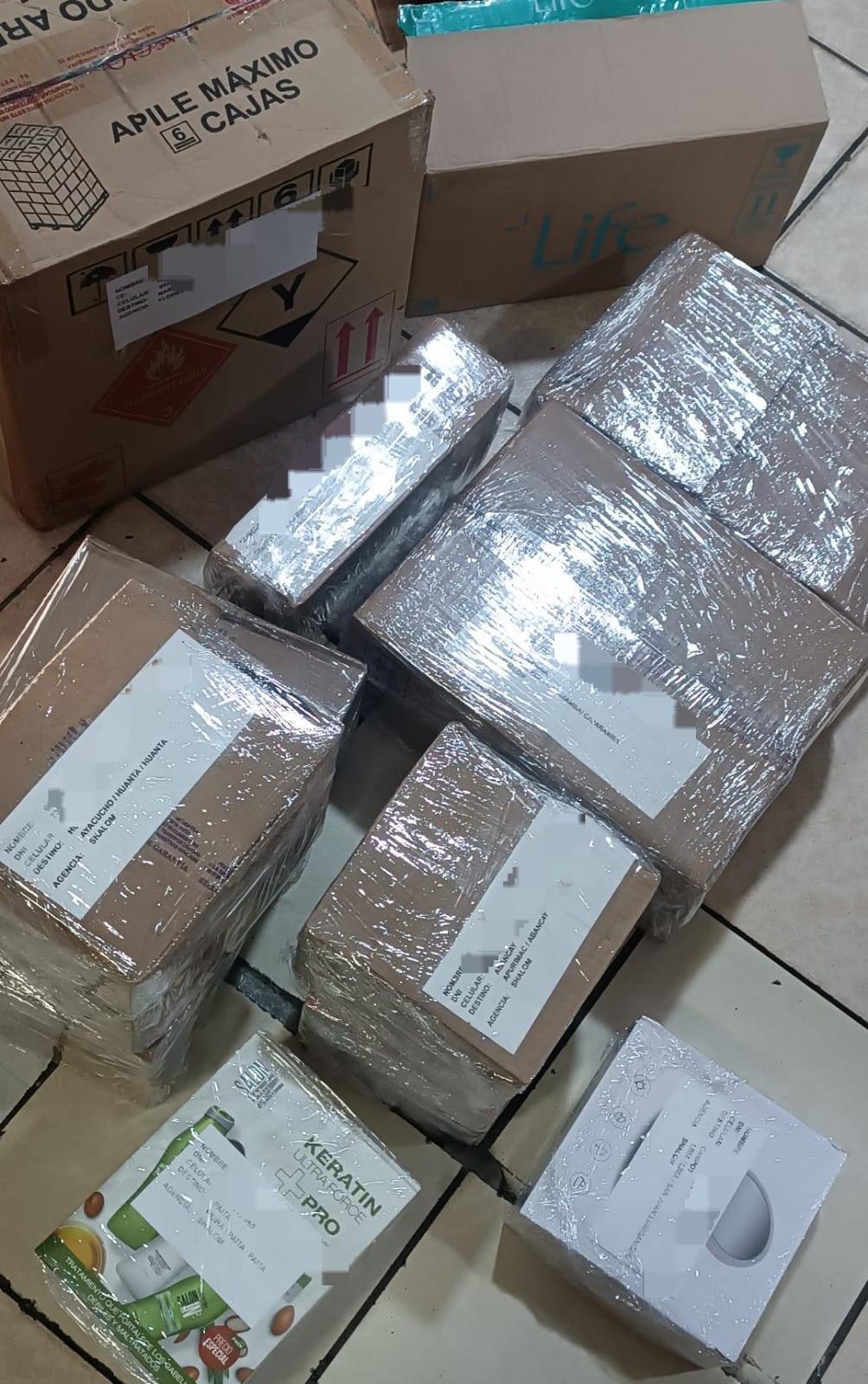 Paquete enviado a VARIADOS