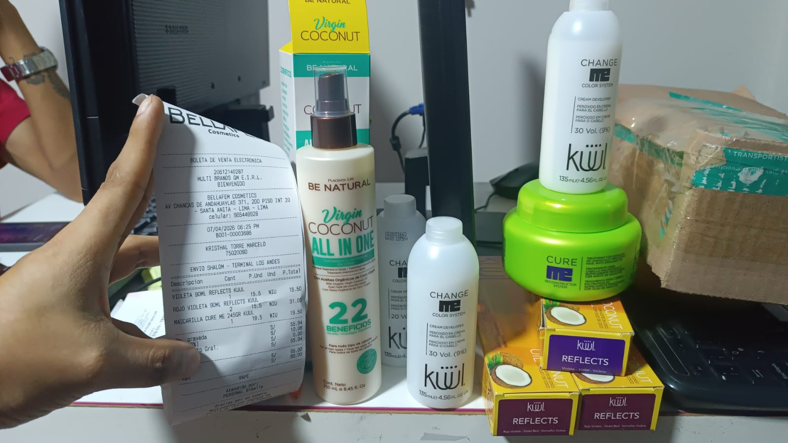 Pedido entregado en Cercado de Lima