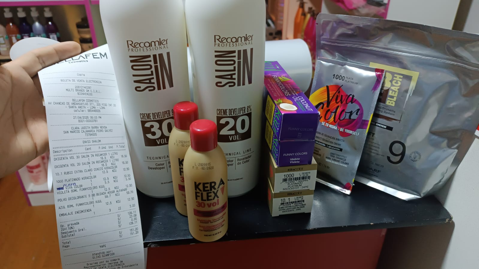 Pedido entregado en Ate