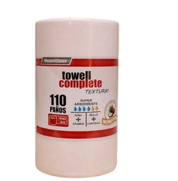 TOWELL COMPELTE TECTURA TOALLA 110 PAÑOS WYPES4CLEAN