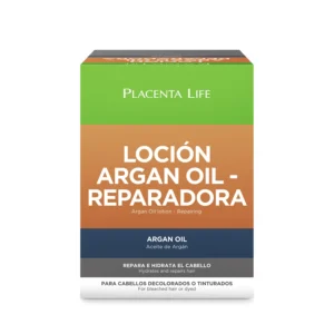 LOCION ARGAN OIL REPARADORA AMPOLLA CAJA X12 AMPOLLAS PLACENTA LIFE