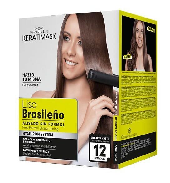 LISO BRASILERO KIT ALISADO KERATIMASK PLACENTA LIFE