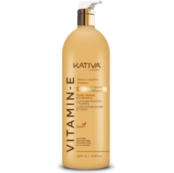 VITAMINA E ACONDICIONADOR BIOTIN REPARACION FUERZA SIN SAL 1 LITRO KATIVA