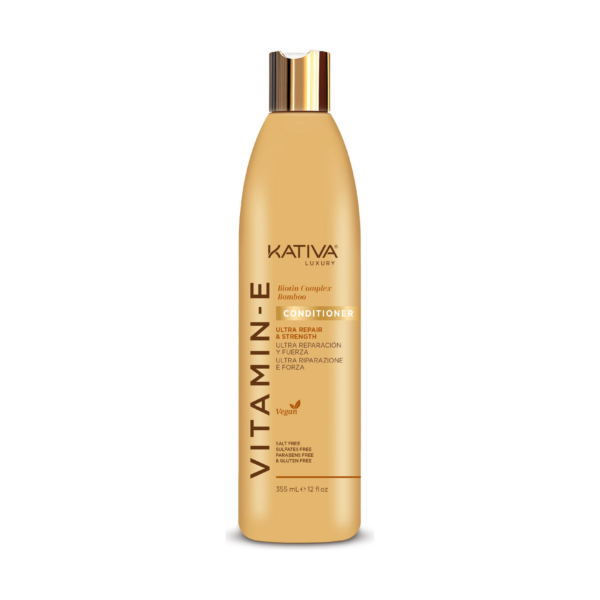 VITAMINA E ACONDICIONADOR BIOTIN REPARACION FUERZA SIN SAL 500ML KATIVA