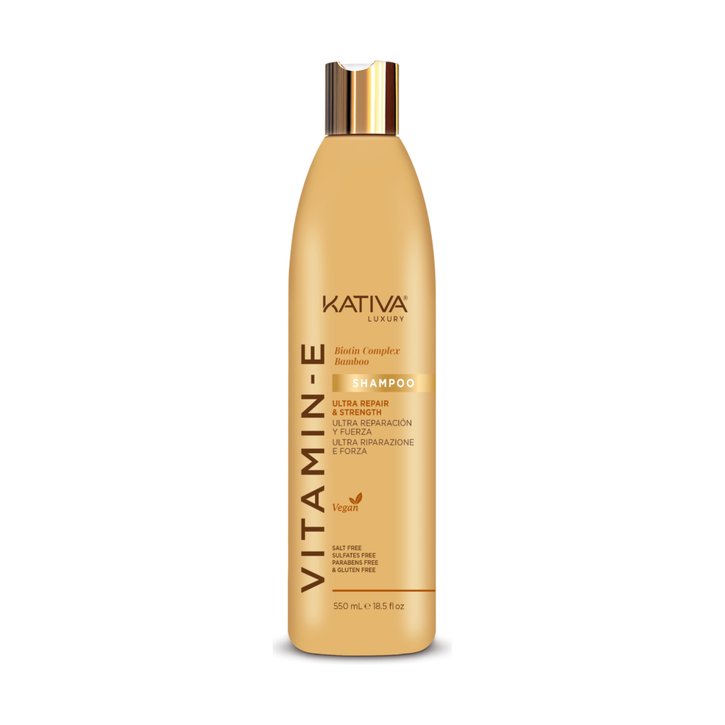VITAMINA E SHAMPOO BIOTIN REPARACION FUERZA SIN SAL 500ML KATIVA