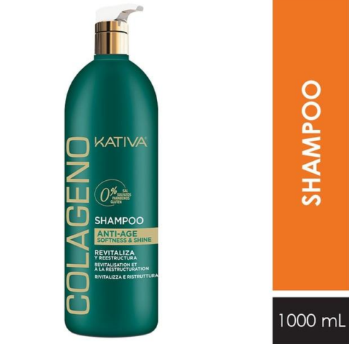 COLAGENO SHAMPOO SIN SAL 1 LITRO KATIVA