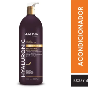 HYALURONIC ACONDICIONADOR HIDRATANCION ANTI QUIEBRE SIN SAL 1 LITRO KATIVA