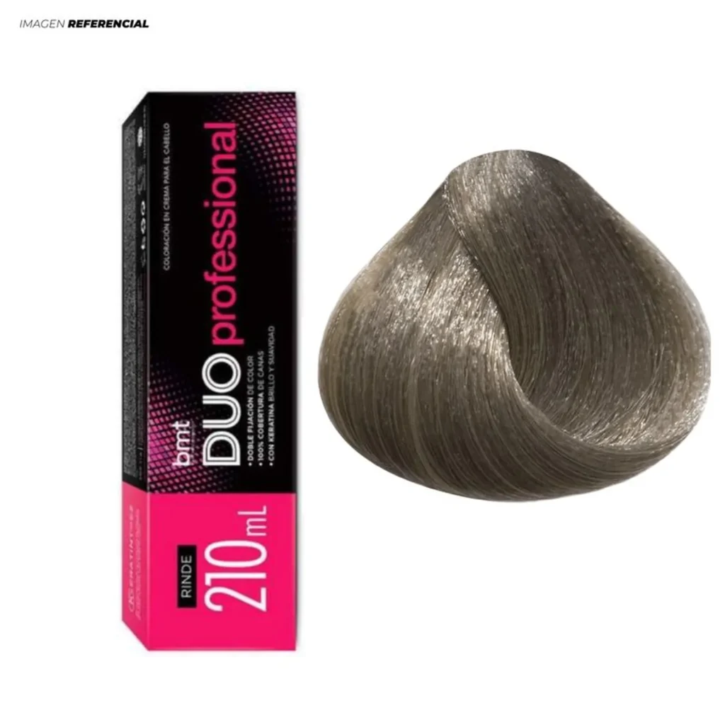 TINTE DUO BMT TONO 8.1 RUBIO CLARO CENIZO - 2 TUBOS
